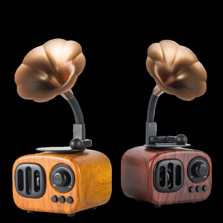 Vintage Wireless Bluetooth Speaker - Mini Retro Design