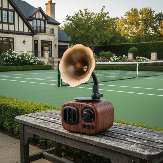 Vintage Wireless Bluetooth Speaker - Mini Retro Design